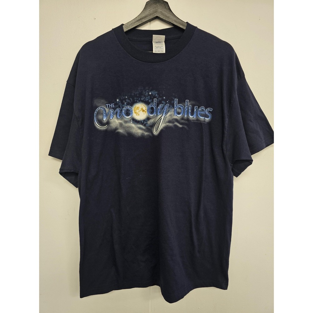 The Moody Blues Delta Shirt Mens XL Navy 2008 Tour Band‎ Graphic Rock Tee